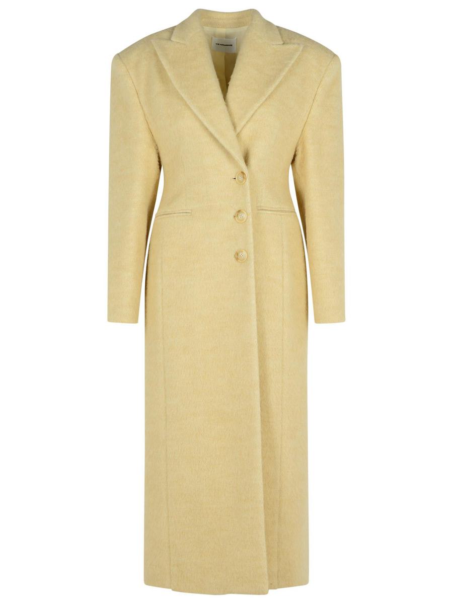 Andamane Beige Ullblandningskappa I