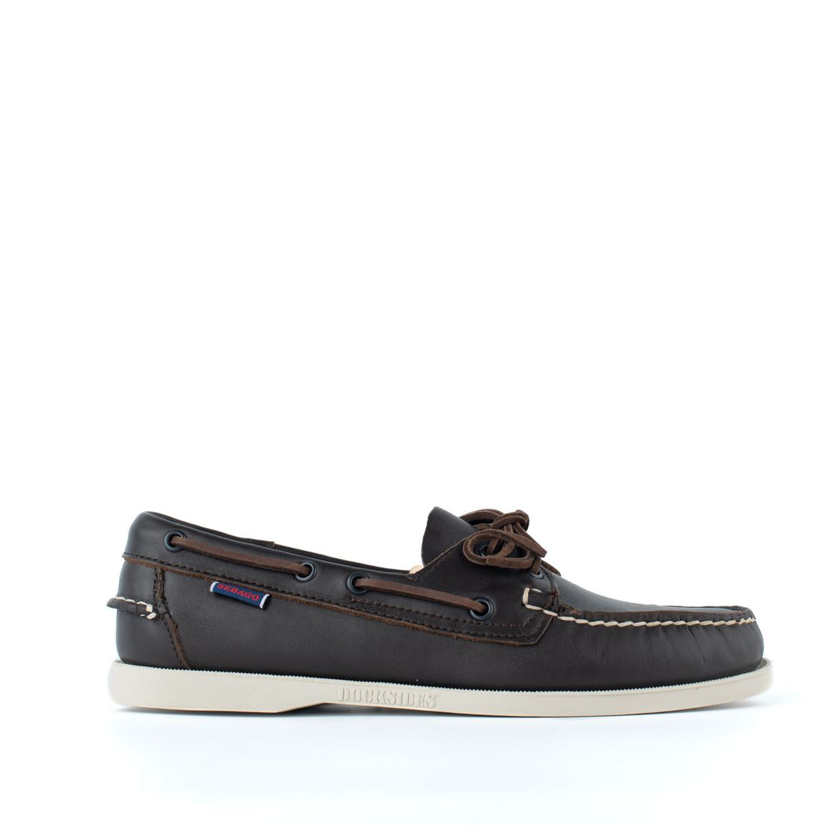 Sebago Cayuga bruna läderloafers