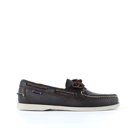 Sebago Cayuga bruna läderloafers