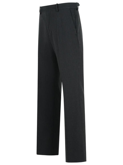 Acne Studios svarta ullblandade byxor
