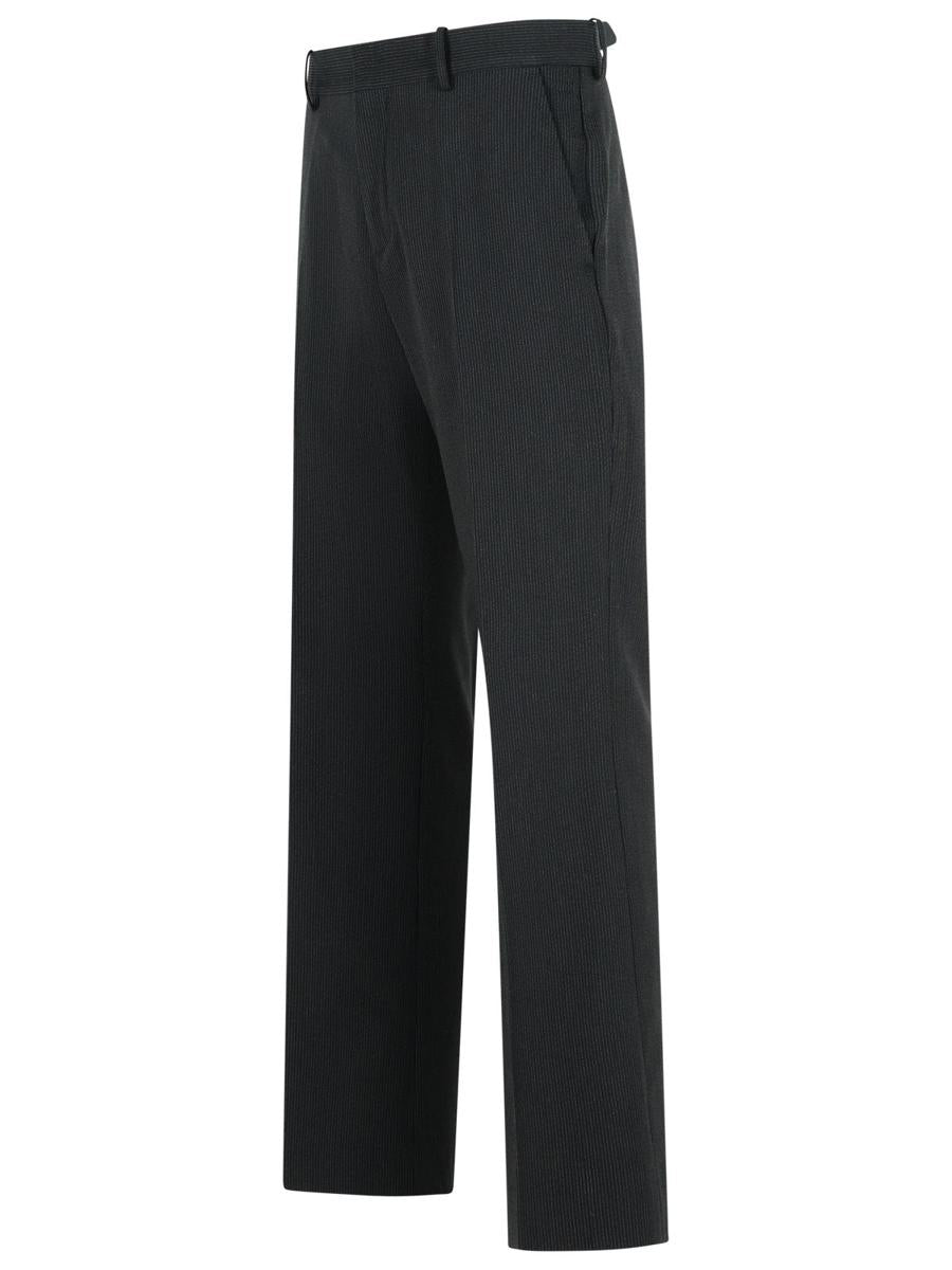 Acne Studios svarta ullblandade byxor