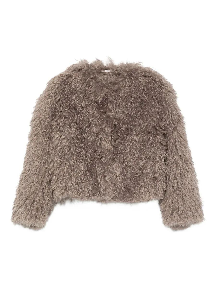 Tagliatore Teddy Cropped Jacka Kläder