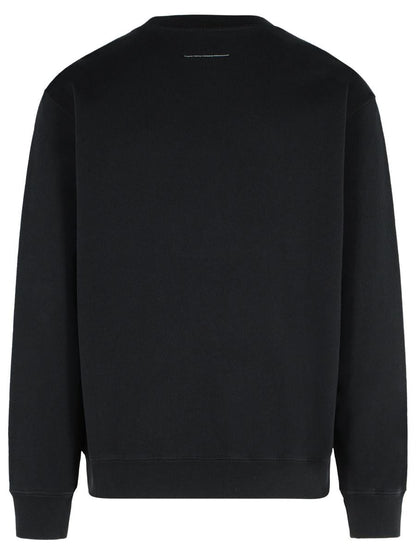 MM6 Maison Margiela svart bomullströja