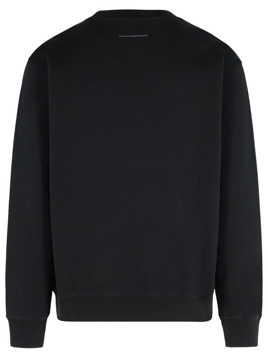 MM6 Maison Margiela svart bomullströja
