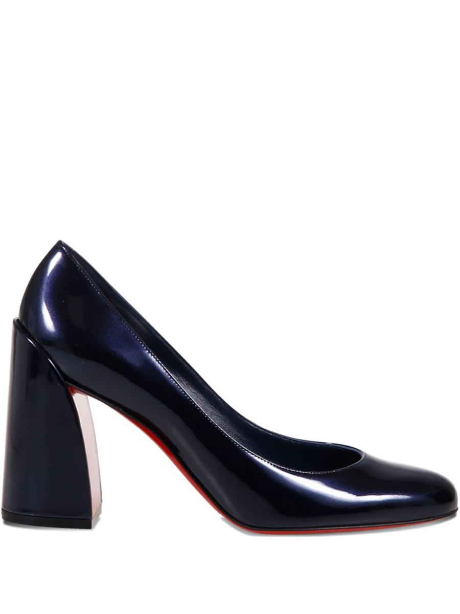 Christian Louboutin med klack blå