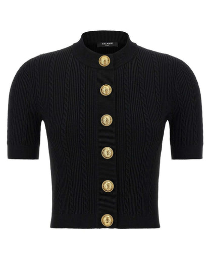 Balmain kortärmad kofta