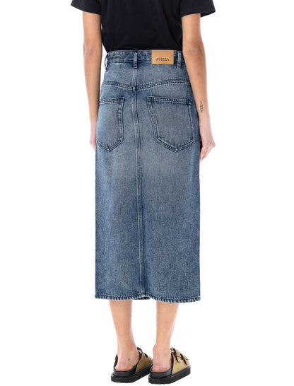 Isabel Marant Étoile Tilaura Midi jeanskjol