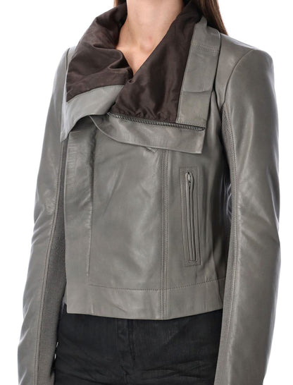 Rick Owens Lammskinnjacka