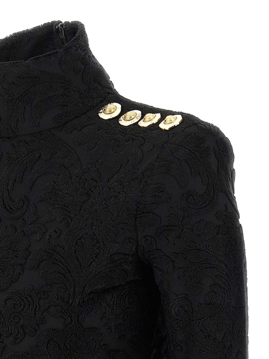 Balmain-topp 'Barocco'-mönster