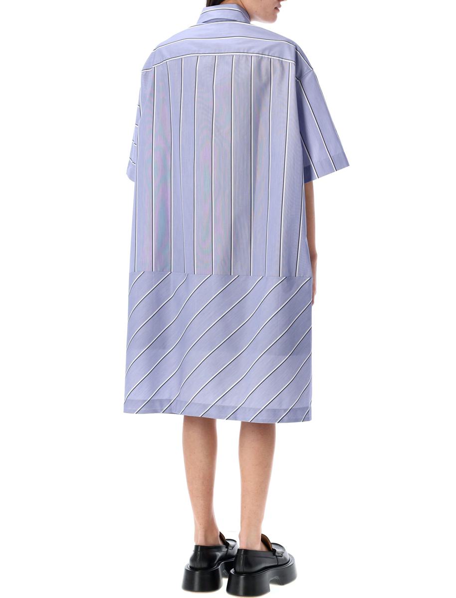 JW Anderson Skjortaklänning med stegad fåll