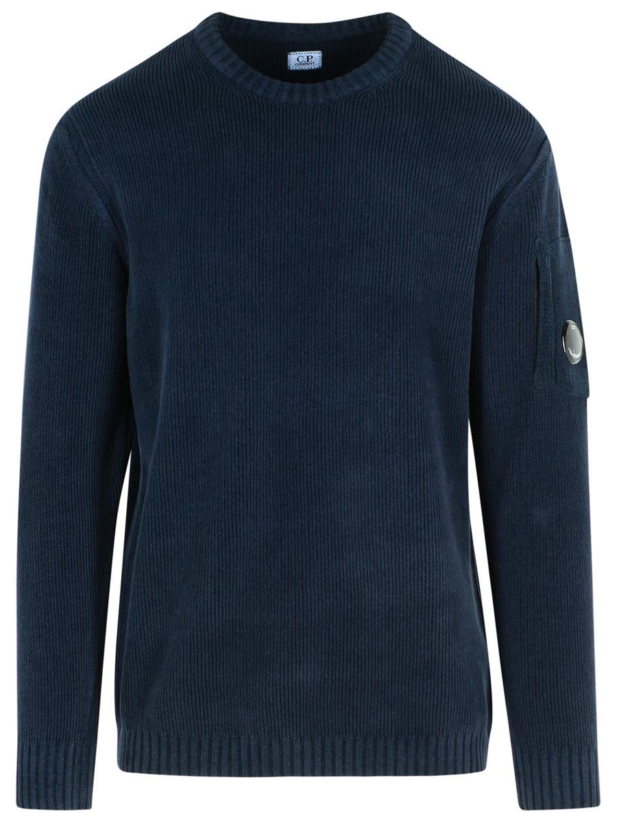 CP Company Marinblå bomullströja