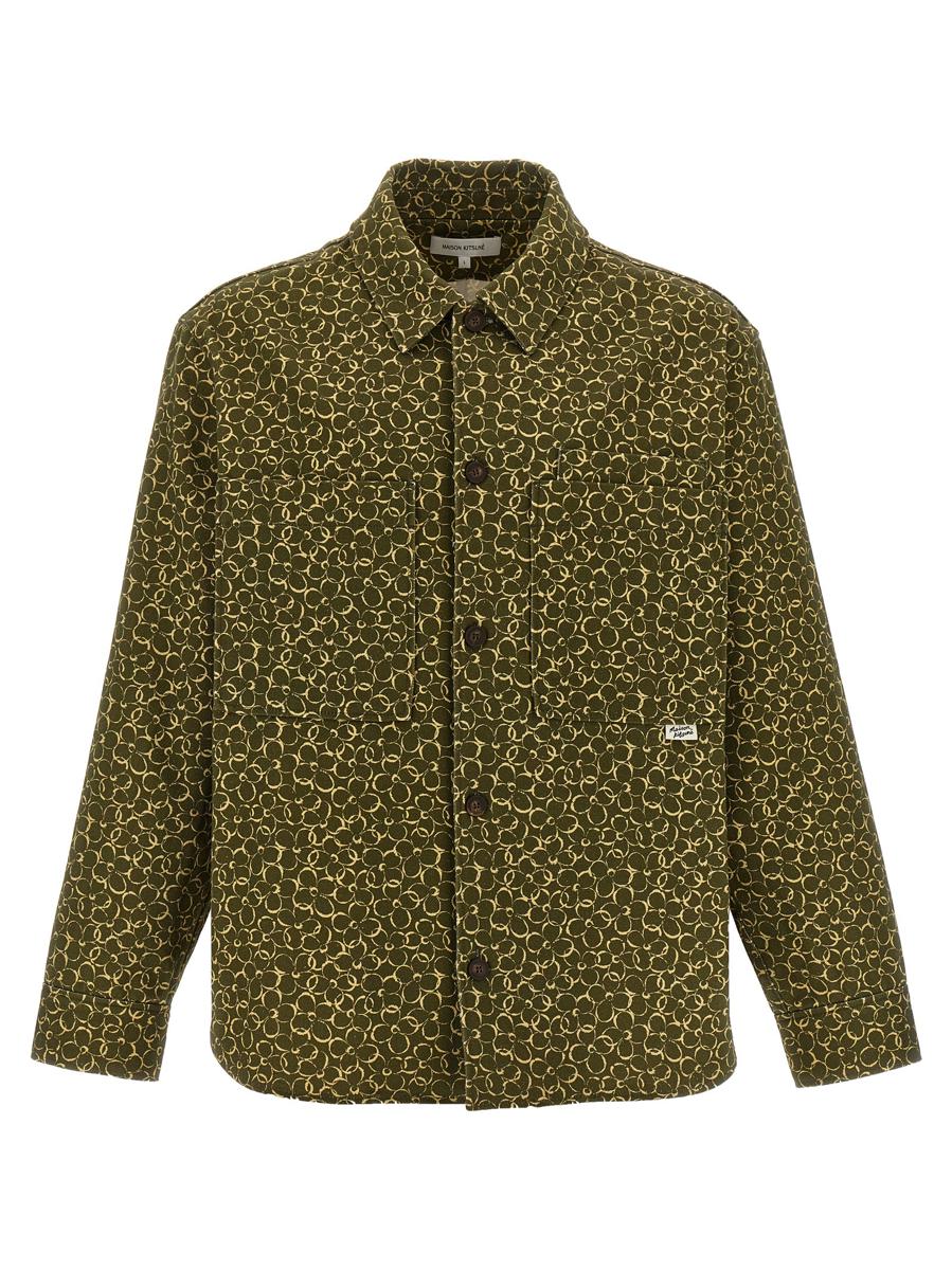 Maison Kitsune blommig överskjorta