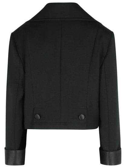 Dolce &amp; Gabbana svart jacka i ullblandning