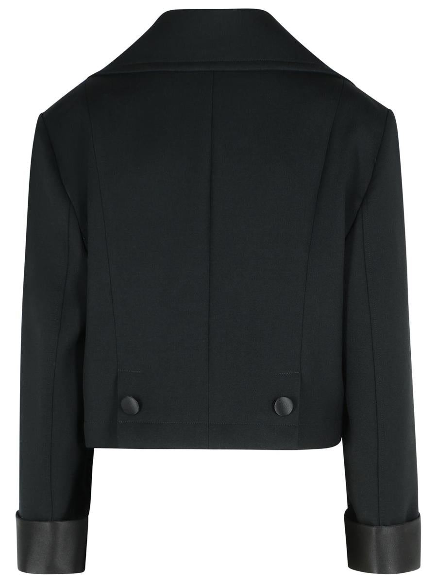 Dolce &amp; Gabbana svart jacka i ullblandning