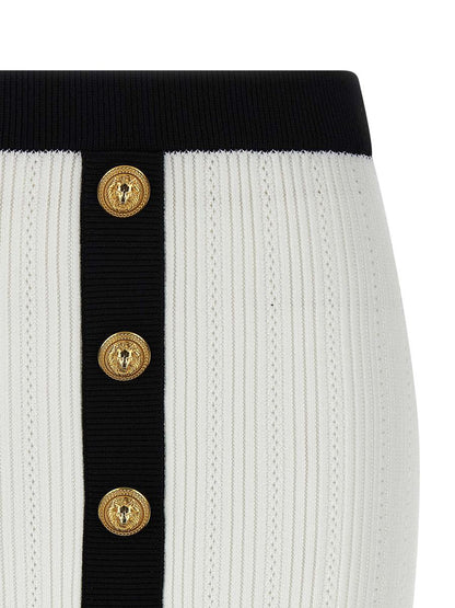 Balmain Tvåfärgad Minikjol