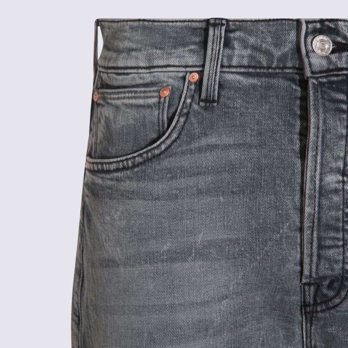 Grå bomullsjeans från Mother