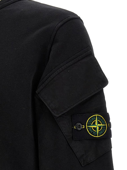 Stone Island-tröja med logotypmärke