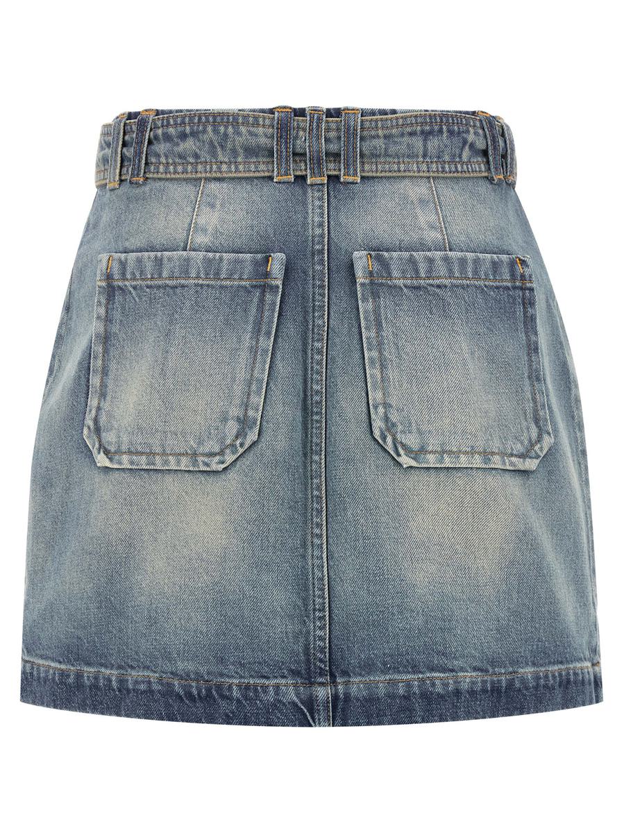 Balmain kjol med cargofickor