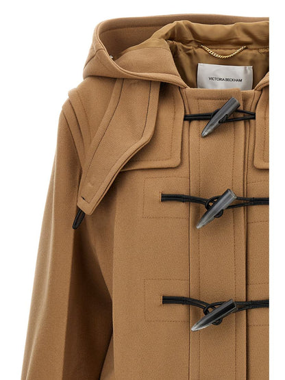 Victoria Beckham 'Överdimensionerad duffel'-kappa