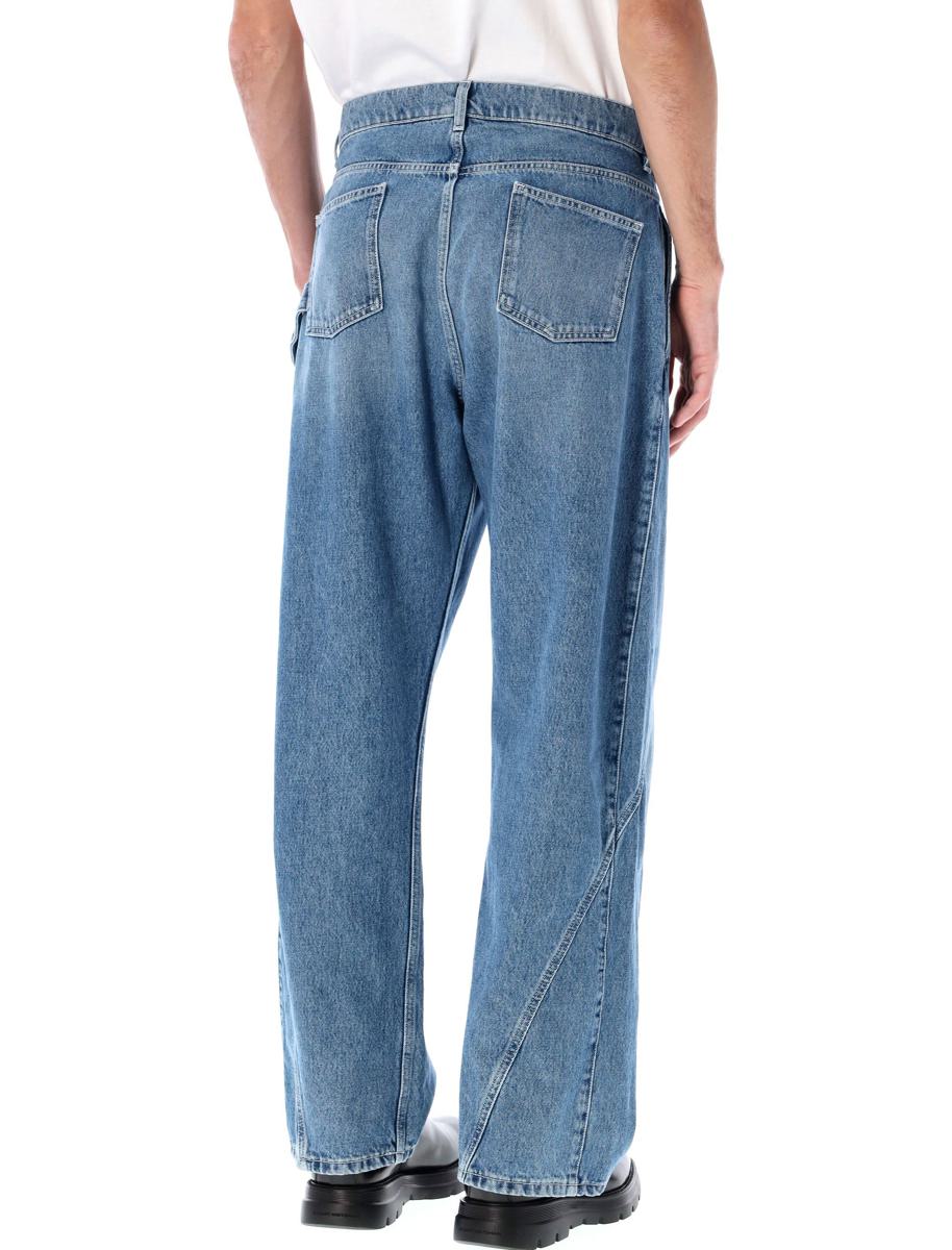 JW Anderson Bomull Twisted Workwear Denimbyxor