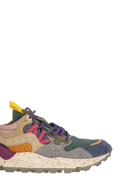 Flower Mountain Yamano 3 - Sneakers i mocka och tekniskt tyg