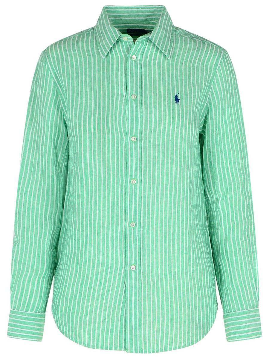 Polo Ralph Lauren Grön linneskjorta