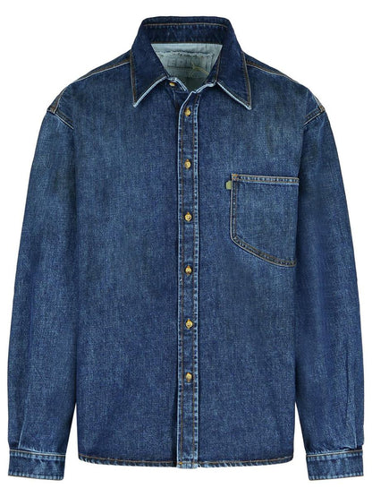 Erl 'Jeans' Blå Jeansjacka