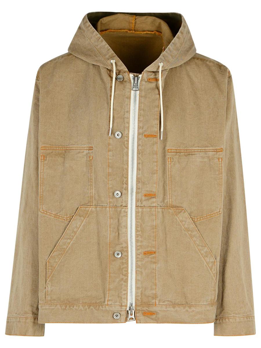 Sacai Beige Denimtröja
