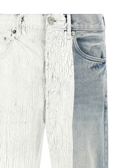 Lila jeans från märket 'Crackle Silver'