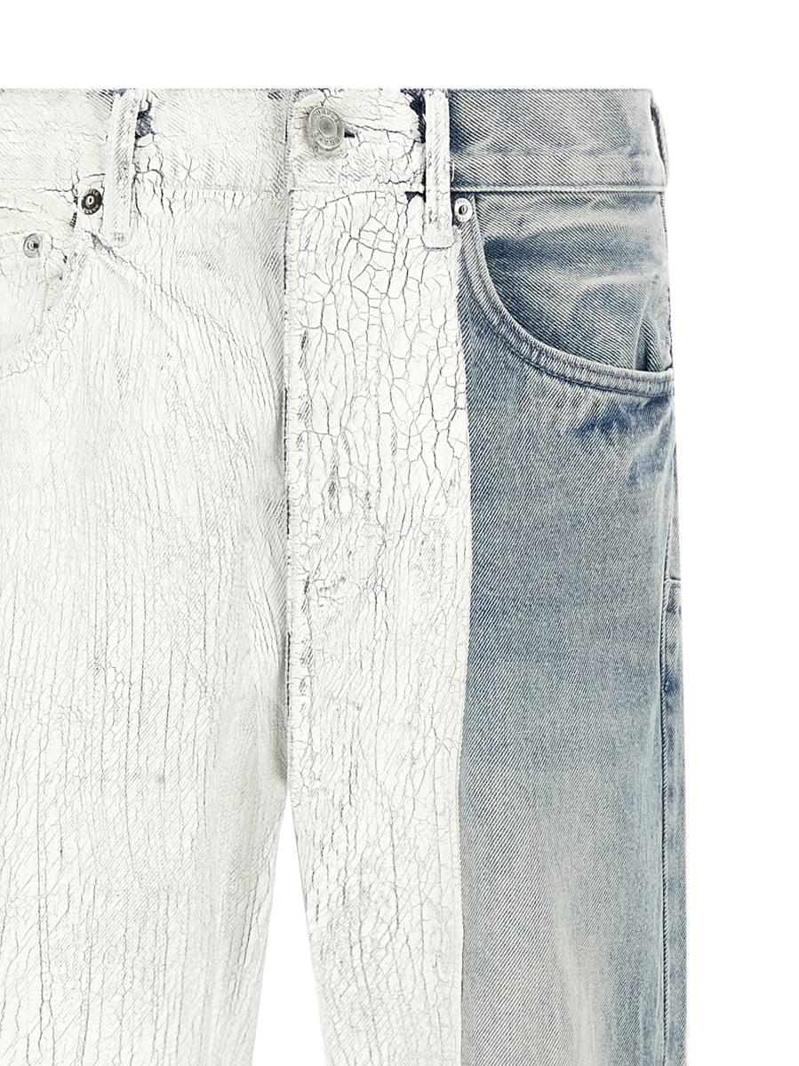 Lila jeans från märket 'Crackle Silver'