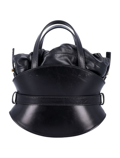 Balmain Shuffle Mini Läderväska Svart