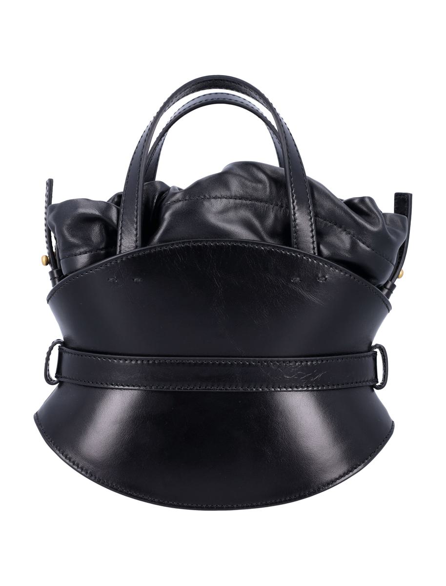 Balmain Shuffle Mini Läderväska Svart