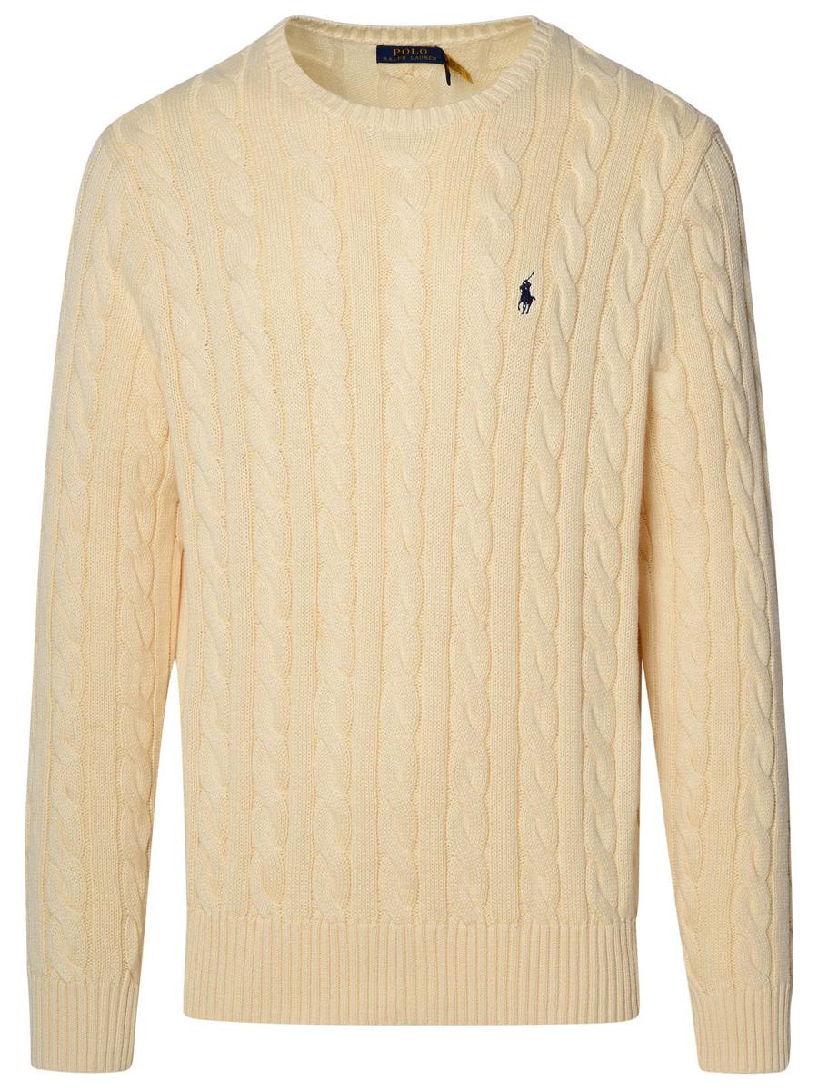 Polo Ralph Lauren Elfenbensvit bomullströja