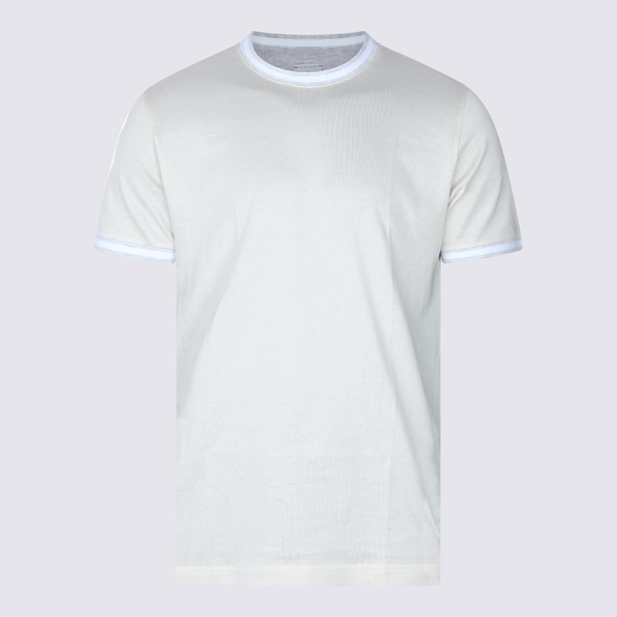 Eleventy Beige Och Grå T-shirt