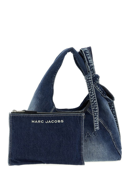 Marc Jacobs 'The Bow Denim Medium Sack' Axelväska