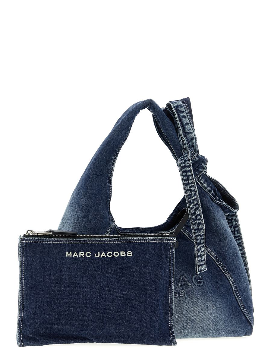 Marc Jacobs 'The Bow Denim Medium Sack' Axelväska