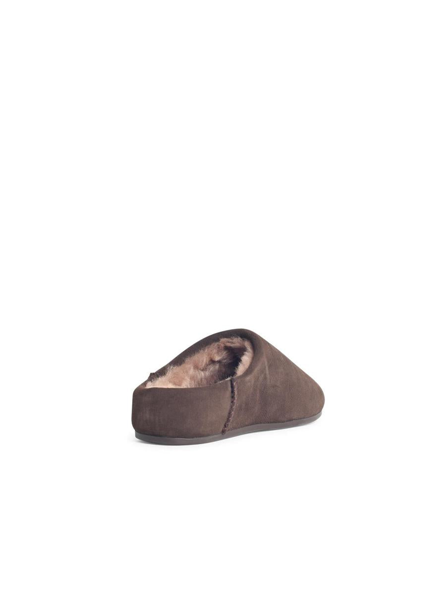 UGG 'Elea Slip-On' Bruna Lädertofflor