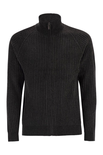 RRD Velvet Rave Full Zip Knit - Kofta med dragkedja