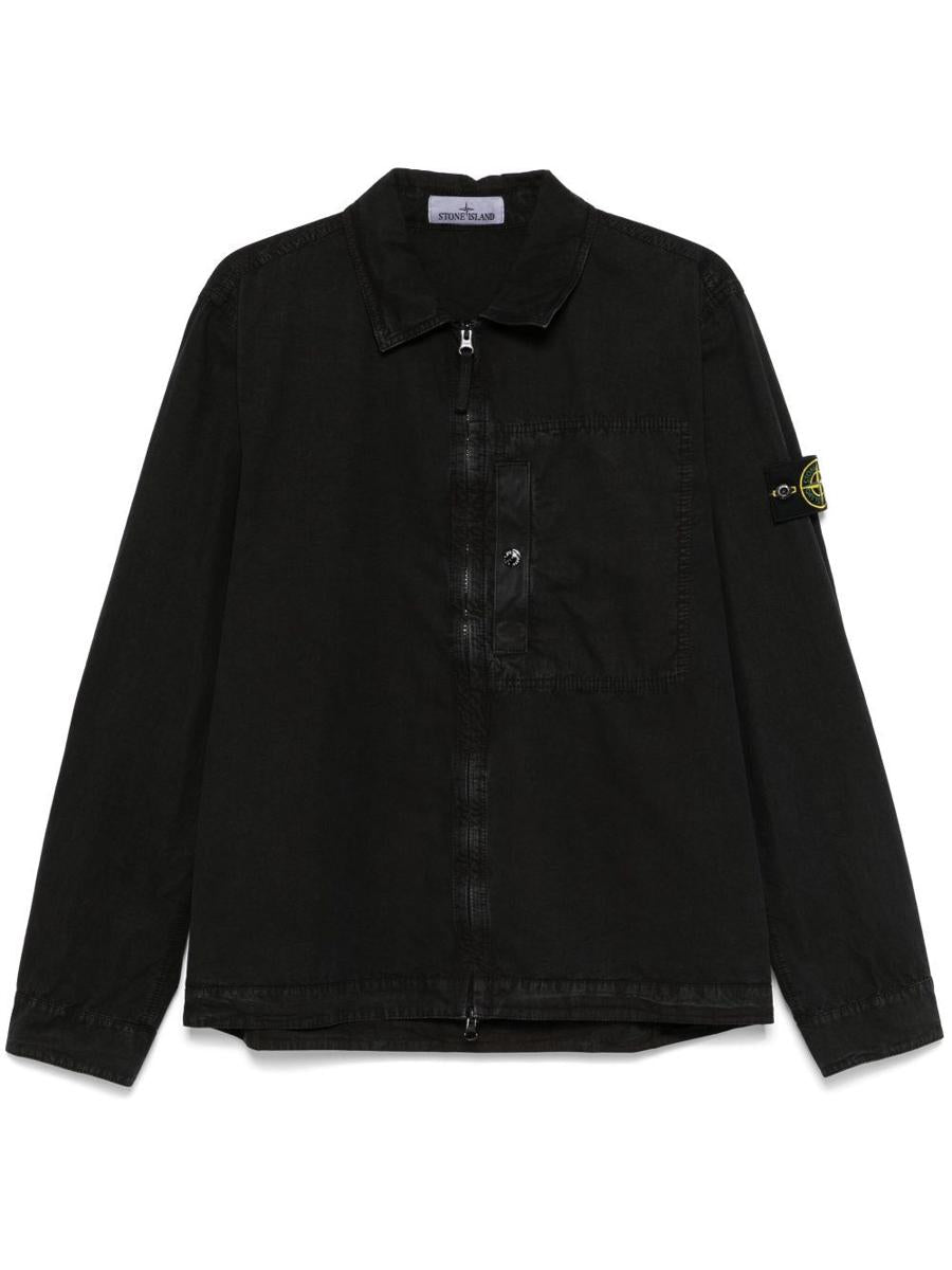 Stone Island Bomullsövertröja med dragkedja