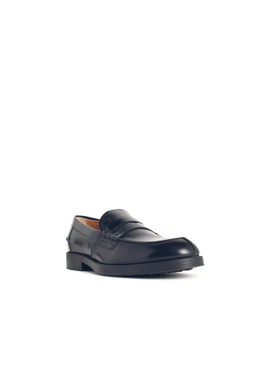 Tod's svarta läderloafers