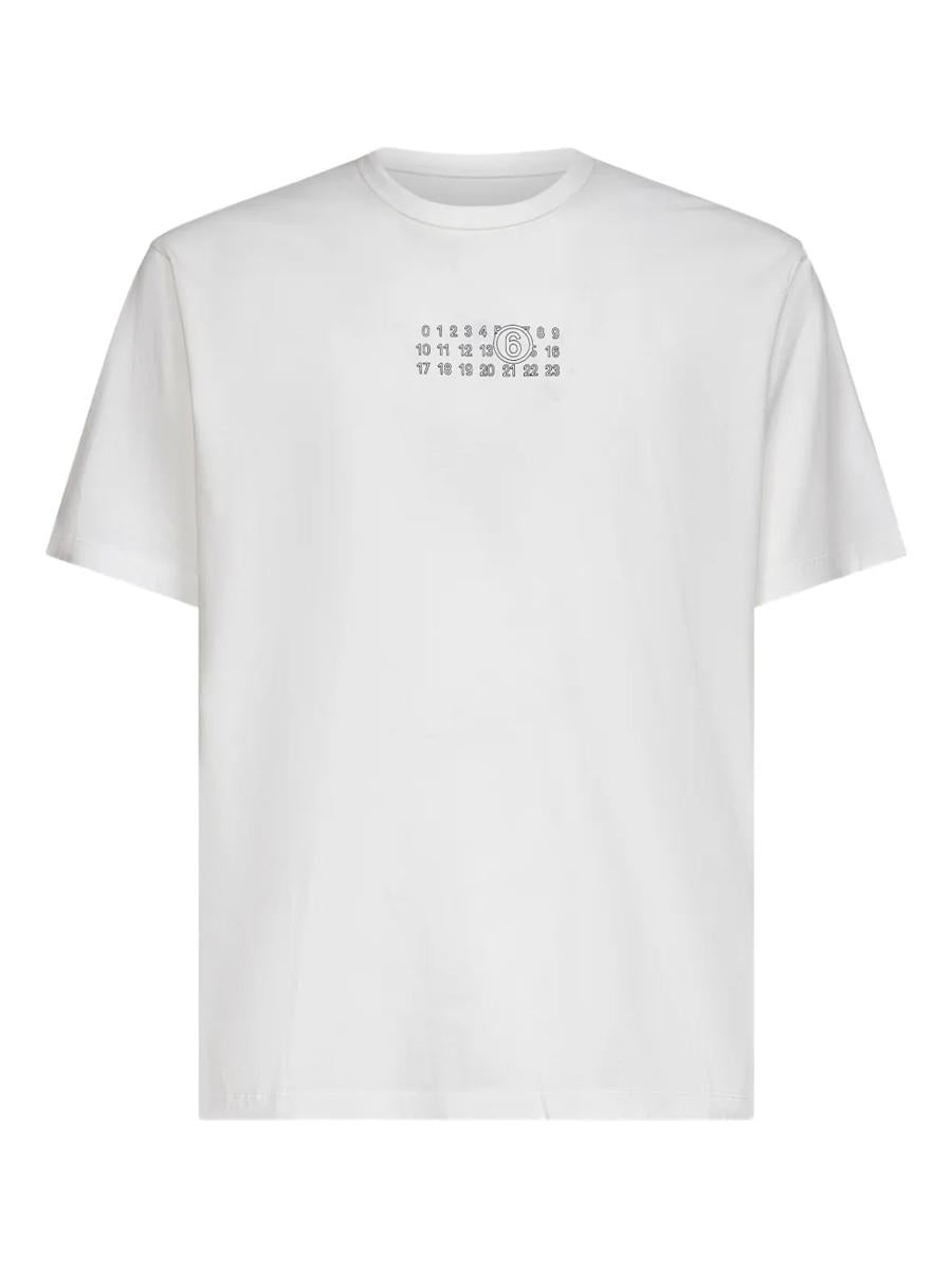 MM6 Maison Margiela bomulls-t-shirt med siffror
