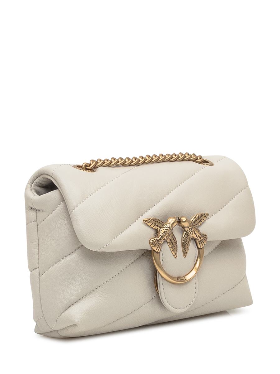 Pinko Pinko Love Mini Puffväska i Läder
