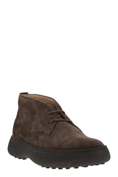 Tod'S Mocka Läder Ankelboots