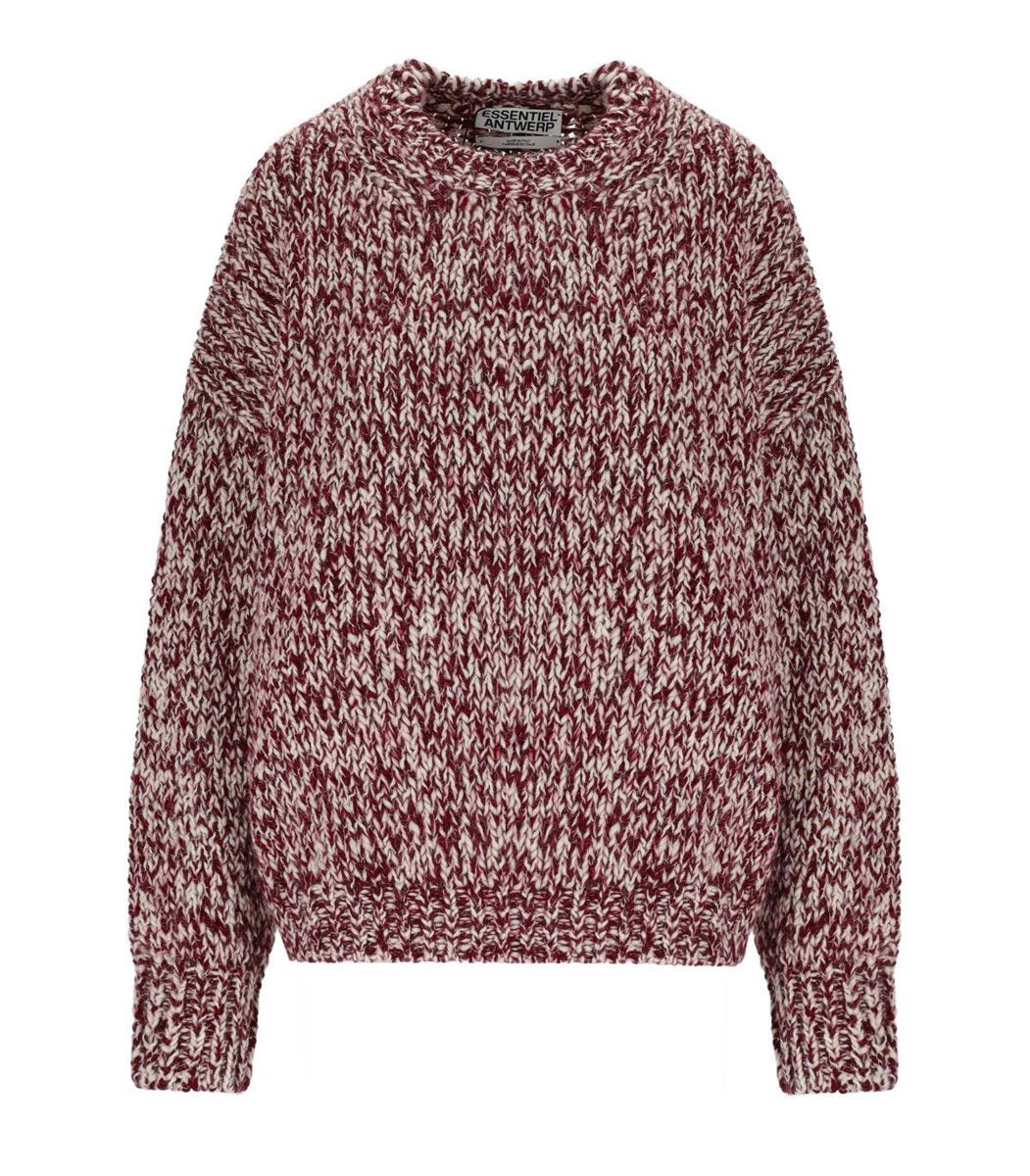 Essentiel Antwerp Izura Burgundy Crewneck-tröja