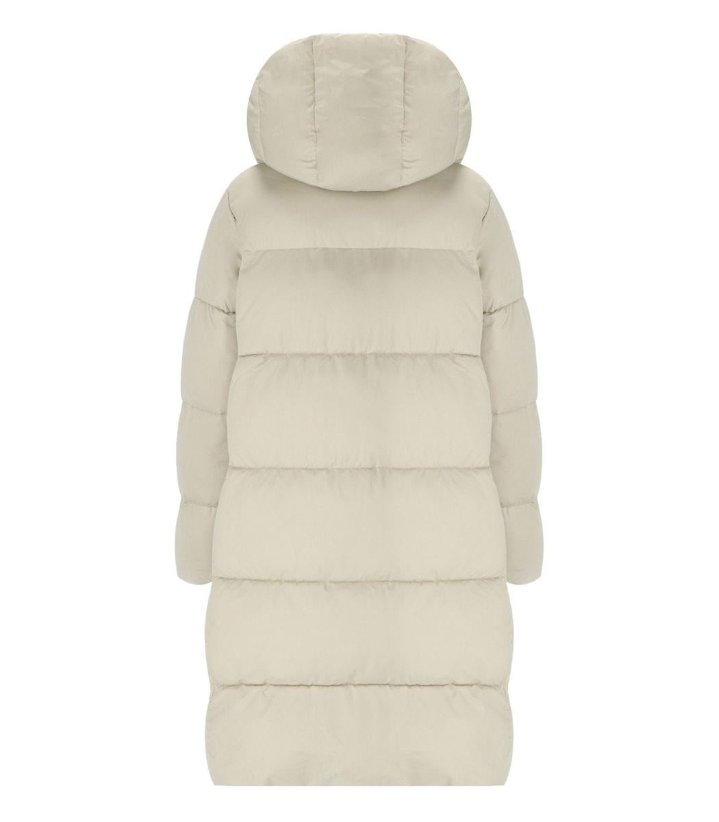 Save The Duck Sibyl Beige Vadderad Jacka med Huva