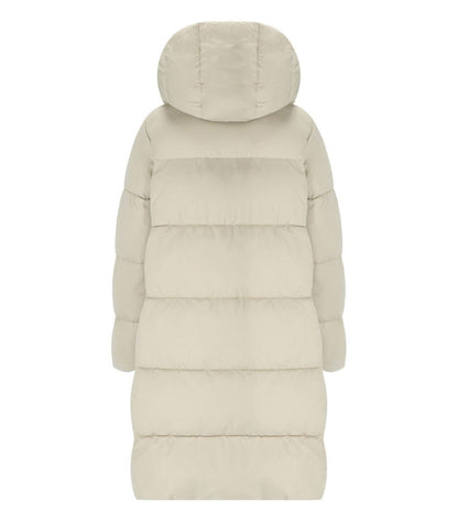 Save The Duck Sibyl Beige Vadderad Jacka med Huva