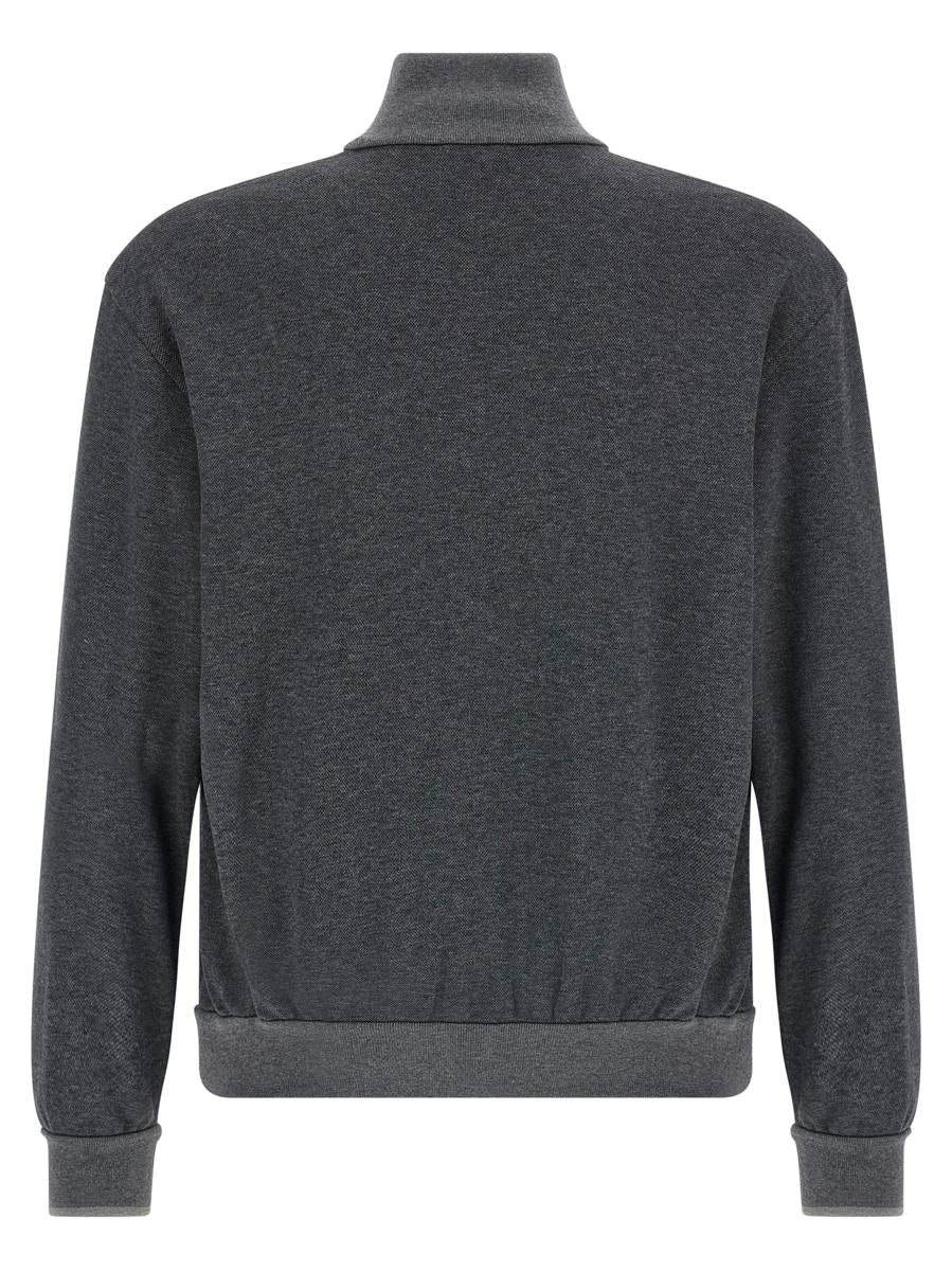 Brioni Piqué-tröja i bomull