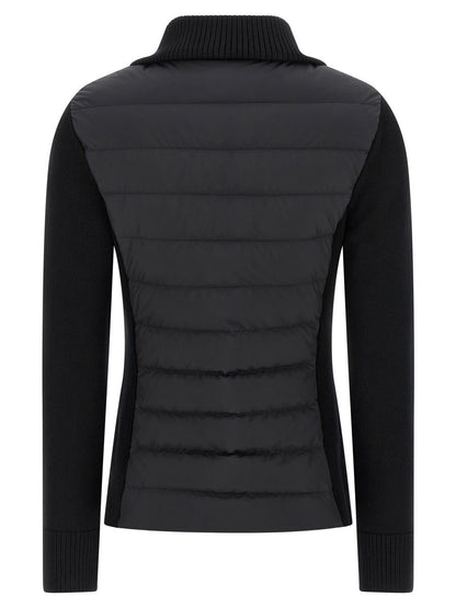 Moncler kofta i två material