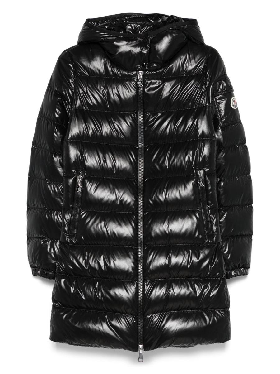 Moncler Svart 'Courcelles' Lång Dunjacka