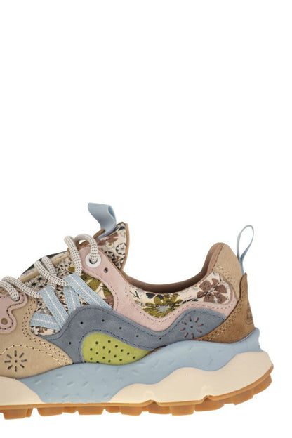 Flower Mountain Yamano 3 - Sneakers i mocka och tekniskt tyg
